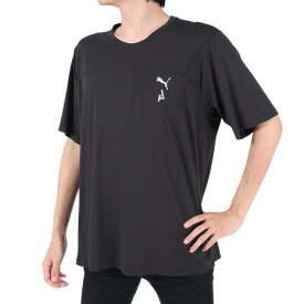 プーマ（PUMA）（メンズ）接触冷感 軽量 半袖Tシャツ COOLCELL トレイルランニング 半袖Tシャツ 52325601 ブラック