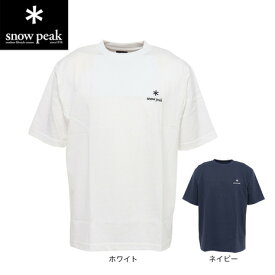 スノーピーク（snow peak）（メンズ）半袖Tシャツ ワンポイントロゴTシャツ SPE-TS-23AU003