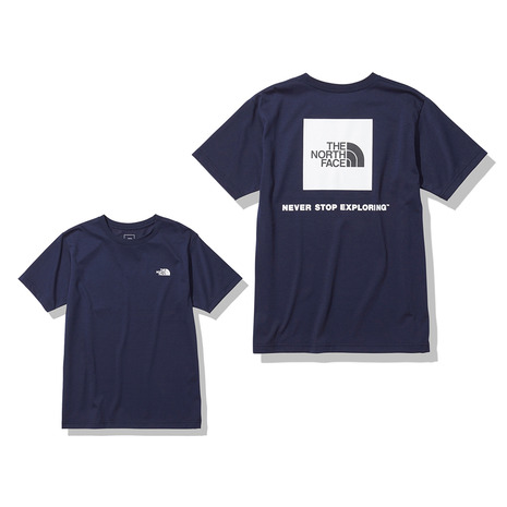 ノースフェイス（THE NORTH FACE） バックスクエアー ロゴ 半袖Tシャツ NT32144 NY （メンズ）