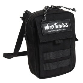 ワイルドシングス（WILD THINGS）（メンズ、レディース）ミニショルダーバッグ WT-380-3008BLK ブラック