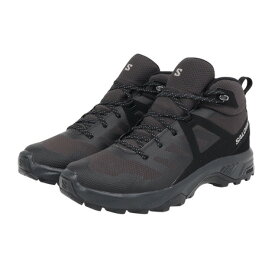 サロモン（SALOMON）（メンズ）トレッキングシューズ ハイカット 登山靴 EXEO MID GTX L47523600 ブラック