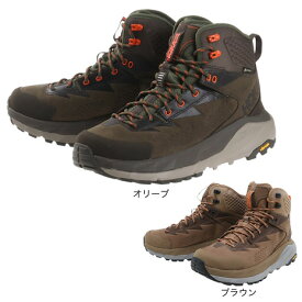 ホカ（HOKA）（メンズ） カハ KAHA GTX オリーブ 1112030 トレッキングシューズ 登山靴 ハイカット ゴアテックス 防水 ハイキング ブーツ