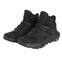 ホカ（HOKA）（レディース）ゴアテックス トレッキングシューズ ミドルカット 登山靴 アナカパ 2 ミッド GTX 1142831-BBLC ブラック