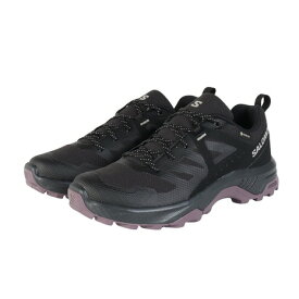 サロモン（SALOMON）（レディース）ハイキングシューズ 登山靴 山登り EXEO GTX L47632600 ゴアテックス 防水 ローカット
