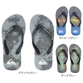 クイックシルバー（Quiksilver）（キッズ）ビーチサンダル ビーサン ジュニア 子供 水遊び MOLOKAI ART YOUTH 23SP KSD231956