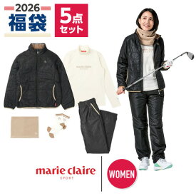 マリ・クレール スポール（marie claire sport）（レディース）2026年新春福袋 【好評発売中】ゴルフ レディス 5点セット ブルゾン パンツ シャツ ソックス etc.