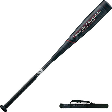 ゼット（ZETT）（メンズ）野球 軟式用 バット モンスターブラックキャノン 84cm 平均730g BCT31384-1900 【在庫一掃】