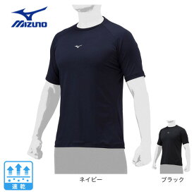 ミズノ（MIZUNO）（メンズ）野球 アンダーシャツ ローネック 半袖 12JAAP30