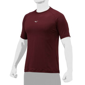 ミズノ（MIZUNO）（メンズ、レディース）野球 アンダーシャツ ローネック 半袖 12JAAP3063 速乾
