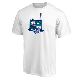 MJ・MLB（MJ・MLB）（メンズ）野球ウェア イチロー HOF記念ロゴ Tシャツ ホワイト ML01-25SS-0087-WHT