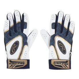 ローリングス（Rawlings）（キッズ）ジュニア バッティング用グローブ 野球 GS2ハイパーグリップ 両手組 EBG25S01-STBLU-J