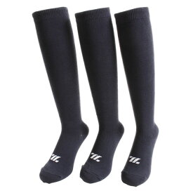 ゼット（ZETT）（キッズ）ジュニア 3足組 カラーソックス NVY BK03CM-2900 21〜24cm
