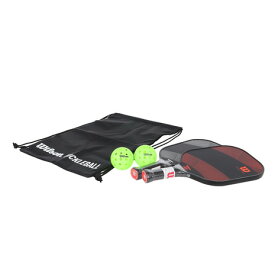 【10%OFFクーポン対象！9/17まで】ウイルソン（Wilson）（メンズ、レディース、キッズ）ピックルボール キット 2PADDLES パドル2本 ボール2個入り WR195611U2
