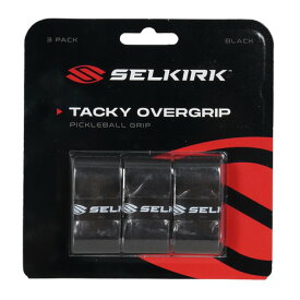 セルカーク（SELKIRK）（メンズ、レディース、キッズ）タッキーピックルボールオーバーグリップ 3個入り 3630 BLK