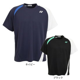 【2点10%OFFクーポン対象！4/18まで】ヨネックス（YONEX）（メンズ） テニスウェア 切替し半袖Tシャツ RWX21007