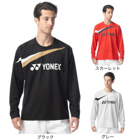ヨネックス（YONEX）（メンズ、レディース）テニスウェア ユニ長袖Tシャツ 16665Y