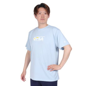 フィラ（FILA）（メンズ）テニスウェア プリント半袖Tシャツ FM6721