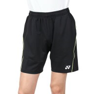 ヨネックス（YONEX）（メンズ、レディース）バドミントン ウェア ニットハーフパンツ 15124-007