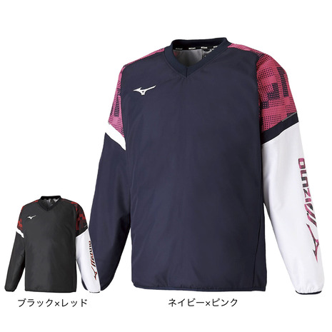 ミズノ（MIZUNO）（メンズ） テニスウェア ブレスサーモブレーカーシャツ 62JE1520