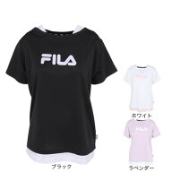 【15％OFFクーポン対象！10/8まで】フィラ（FILA）（レディース）テニスウェア 半袖フェイクTシャツ CE6S…