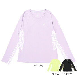 ルコックスポルティフ（lecoqsportif）（レディース）テニスウェア エールフォルム グラフィック長袖ゲームシャツ LN5SLT10L
