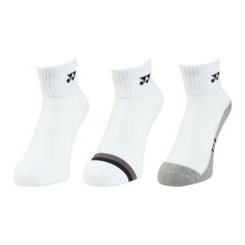 ヨネックス（YONEX）（レディース）テニス アンクルソックス 3足組 29234Y-080