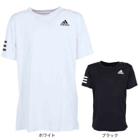 アディダス（adidas）（キッズ）テニスウェア ジュニア クラブ テニス 3ストライプス 半袖Tシャツ JLO62