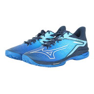 ミズノ（MIZUNO）（メンズ、レディース）クレー・砂入り人工芝コート用 テニスシューズ ウエーブエクシー…