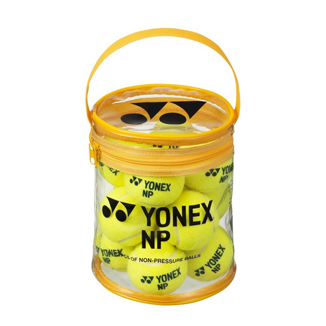 ヨネックス YONEX 硬式用テニスボール NEW ノンプレッシャーボール 12個入り キッズ レディース 『4年保証』 メンズ TB-NP12-004