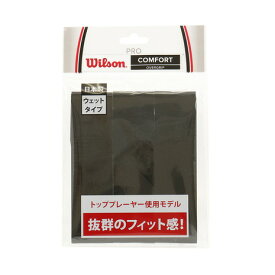 ウイルソン（Wilson）（メンズ、レディース、キッズ）テニスグリップテープ プロオーバーグリップ 3本入り WRZ4020BK