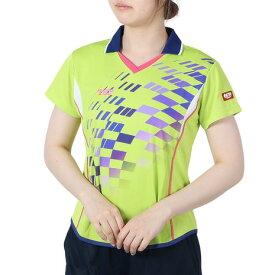 ティーエスピー（TSP）（レディース）卓球ウエア シャツ リップルシャツ 032410