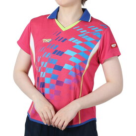 ティーエスピー（TSP）（レディース）卓球ウエア シャツ リップルシャツ 032410
