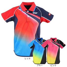ティーエスピー（TSP）（キッズ）ジュニア 卓球ウエア ラファールシャツ 031420 JR