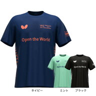 バタフライ（Butterfly）（メンズ、レディース）卓球ウエア シャツ セルサード・Tシャツ 47820