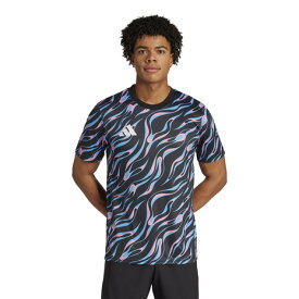 【20%OFFクーポン対象！12/11まで】アディダス（adidas）（メンズ）サッカーウェア プラクティス グラフィックシャツ 半袖 トレーニング ジャージー JVV10-JL7961