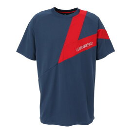 アンブロ（UMBRO）（メンズ）サッカーウェア 半袖プラクティスシャツ UUUXJA59 DKDM 速乾 UVカット