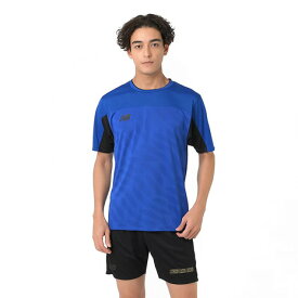 ニューバランス（new balance）（メンズ）サッカーウェア Black Out ジャガードプラシャツ MT6188NNCBT