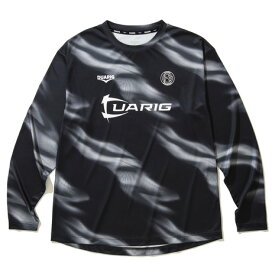デュアリグ（DUARIG）（メンズ）サッカーウェア ドライプラス ロングスリーブ 昇華プラシャツ 4F0014-SCWR-741HD BKxGR