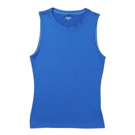 デュアリグ（DUARIG）（メンズ）サッカーウェア ドライプラス ストレッチ丸首ノースリーブ 3S0001-SCWR-741ES BLU