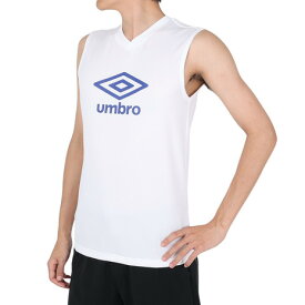 アンブロ（UMBRO）（メンズ）サッカーウェア ノースリーブシャツ UUUVJA66 WHT 速乾