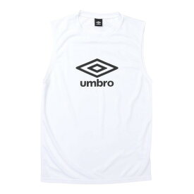 アンブロ（UMBRO）（メンズ）サッカーウェア ノースリーブプラシャツ UUUXJA66 WHT 速乾