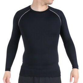 デュアリグ（DUARIG）（メンズ）サッカーウェア ドライプラス クルーネック長袖 3S0008-SCWR-741ES BK/GY 速乾