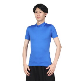 デュアリグ（DUARIG）（メンズ）サッカーウェア ドライプラス ストレッチ ハイネック半袖インナーシャツ 3S0003-SCWR-741ES BLU 速乾