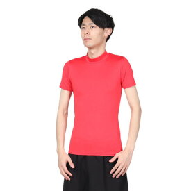 デュアリグ（DUARIG）（メンズ）サッカーウェア ドライプラス ストレッチハイネック半袖 3S0003-SCWR-741ES RED 速乾