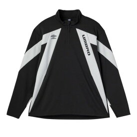 アンブロ（UMBRO）（メンズ）サッカーウェア THE THIRD by UMBRO ウォームアップハーフジップトップ UF5SJG10M BK00