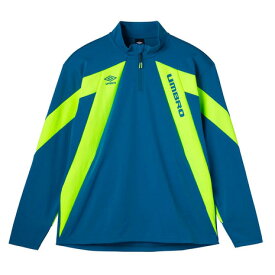 アンブロ（UMBRO）（メンズ）サッカーウェア THE THIRD by UMBRO ウォームアップハーフジップトップ UF5SJG10M BL00