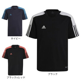 アディダス（adidas）（キッズ） サッカーウェア ジュニア Tシャツ ティロ エッセンシャルズ ジャージー GR515