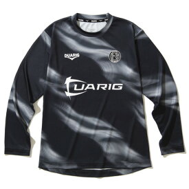 デュアリグ（DUARIG）（キッズ）サッカーウェア ジュニア ドライプラス ロングスリーブ 昇華プラシャツ 4F0023-SCWR-742HD BKxGR