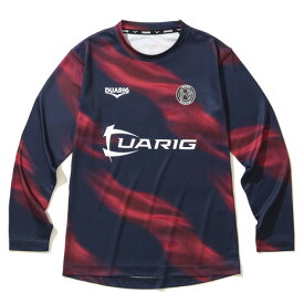 デュアリグ（DUARIG）（キッズ）サッカーウェア ジュニア ドライプラス ロングスリーブ 昇華プラシャツ 4F0023-SCWR-742HD NVY