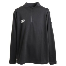 ニューバランス（new balance）（キッズ）サッカーウェア ジュニア ハーフジップトップ ABT35210BKW 速乾